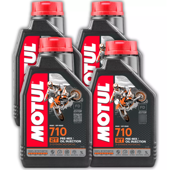 KIT 4 OLEO MOTUL 710 2T KIT 4 OLEO MOTUL 710 2T