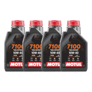 KIT 4 OLEO MOTUL 7100 4T 10W40 SL SINTETICO