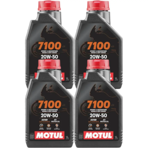 KIT 4 OLEO MOTUL 7100 4T 20W50 SINTETICO