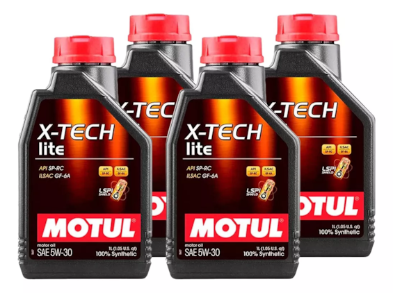 KIT 4 OLEO MOTUL X-TECH LITE 5W30 (CARRO)
