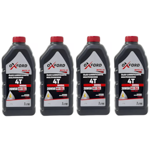 KIT 4 OLEO OXFORD 4T 20W50 MINERAL  KIT 4 OLEO OXFORD 4T 20W50 MINERAL