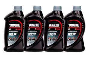 KIT 4 OLEO YAMALUBE 4T 10W40 SEMI SINTÉTICO API SL 
