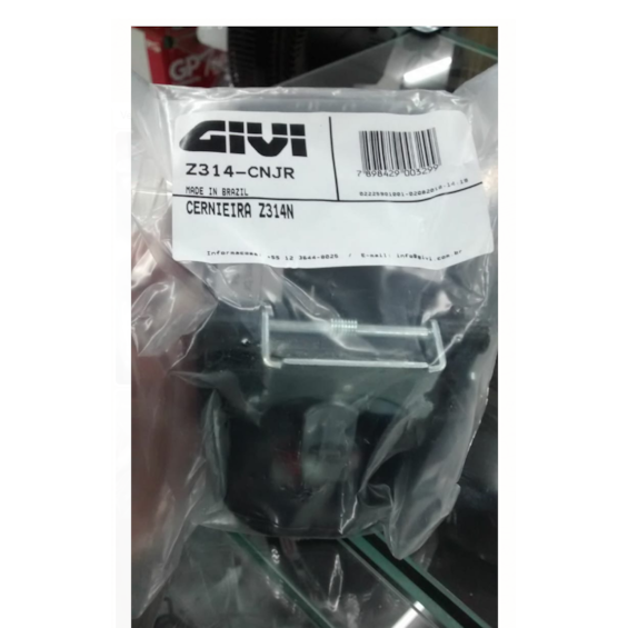Raccordo Superiore In Metallo GIVI E81B Per Scatole Portabagagli E460, E360, E50 - Originale, Accessori E Istruzioni Inclusi