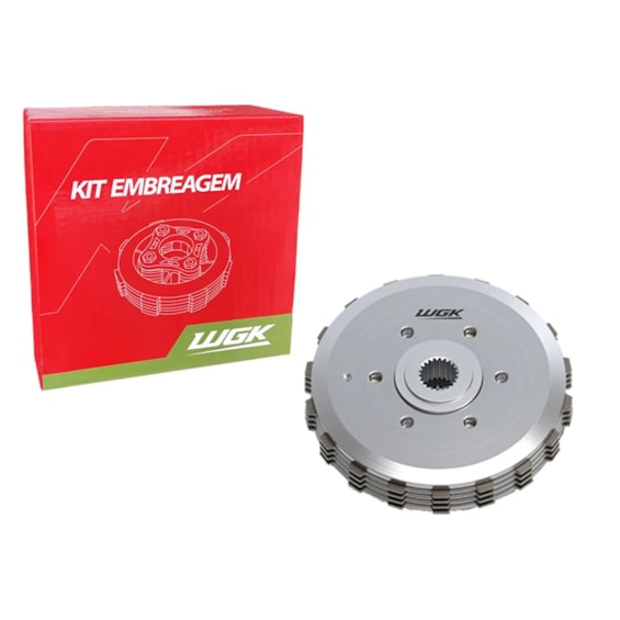 KIT EMBREAGEM BIZ-125 ATÉ 2010 (WGK) 10116661