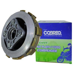 Kit Embreagem Completa Cobreq (plato / Cubo / Discos) Titan 150 / FAN 125 09 / BROS 150
