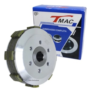 Kit Embreagem Completa TMAC (plato / Cubo / Discos) Titan 160 / FAN 160