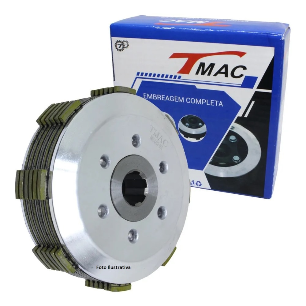 KIT EMBREAGEM COMPLETA PLATO / CUBO / DISCOS TITAN160 / FAN 160
