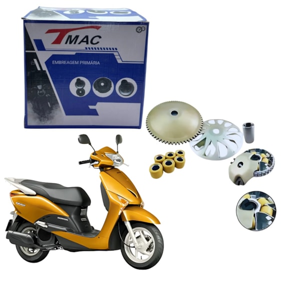 KIT EMBREAGEM PRIMARIA CVT LEAD 110 2010-2016 (TMAC)
