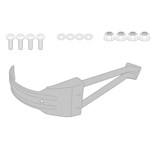 Kit Fixação Paralama Traseiro RM01 VERSYS 650 15-17 (givi) RM4114KIT Kit Fixação Paralama Traseiro RM01 VERSYS 650 15-17 (givi) RM4114KIT