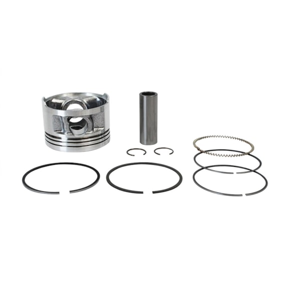 KIT PISTÃO C/ ANEL YBR 125 0.50 (METAL LEVE)