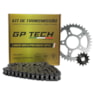 KIT TRANSMISSÃO RELAÇÃO GP TECH FAZER 250 2005-17 C/ RETENTOR (C-45 P-15T 428HO-132L)
