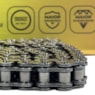 KIT TRANSMISSÃO RELAÇÃO GP TECH TITAN 150 / FAN 150 C/ RETENTOR