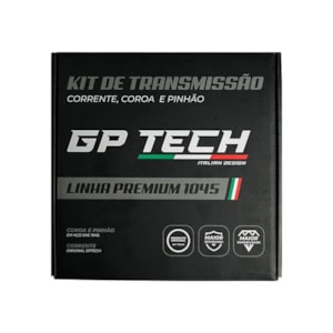 KIT TRANSMISSÃO RELAÇÃO GP TECH TITAN 1995-1999 / TODAY / CG 125 1983-99 S/ RETENTOR