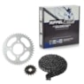 KIT TRANSMISSÃO RELAÇÃO RIFFEL CB 250 TWISTER 250 01-08 C/ RETENTOR (C-37 P-13 520H-106L) TOP