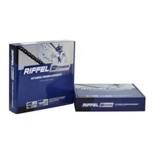 KIT TRANSMISSÃO RELAÇÃO RIFFEL CRYPTON 115 10-16 S/ RETENTOR (C-41 P-15 428H-108L) TITANIUM