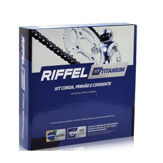 Kit Transmissão Relação Riffel Dafra NEXT 250