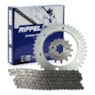 KIT TRANSMISSÃO RELAÇÃO RIFFEL FAZER FZ15 22-26 S/ RETENTOR (C-41 P-14 428H-128L) TITANIUM