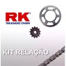 Kit Transmissão Relação RK ER6N / VERSYS 650 / Ninja 650 / Z 650 com Retentor