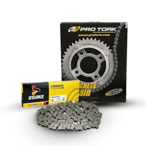 Kit Transmissão Relação TORK BIZ 100 98-05 (corrente Starke)