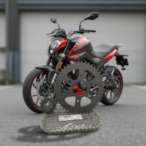 KIT TRANSMISSÃO RELAÇÃO VAZ BAJAJ DOMINAR 400 2024- C/ RETENTOR