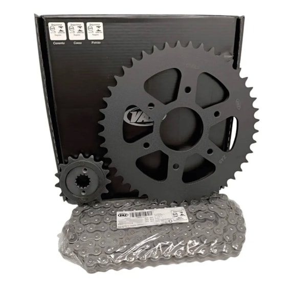 KIT TRANSMISSÃO RELAÇÃO VAZ BAJAJ DOMINAR 400 2024- C/ RETENTOR