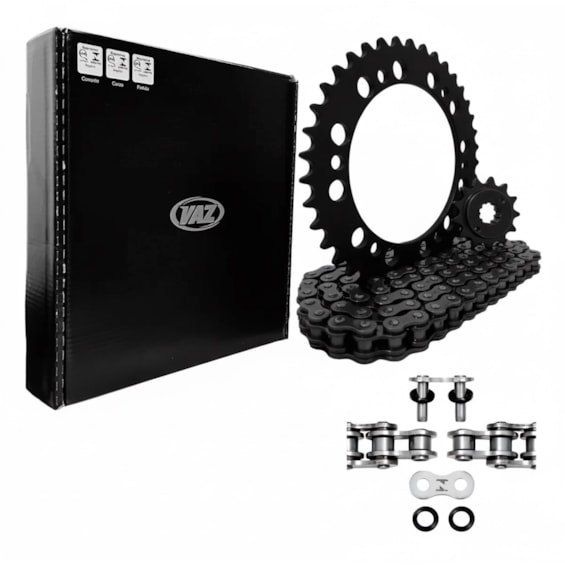 KIT TRANSMISSÃO RELAÇÃO VAZ HONDA TORNADO XR 300L C/ RETENTOR