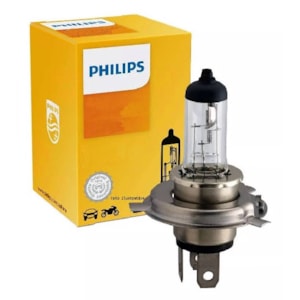 Lampada Farol Philips H4 35/35W Titan / MAX 125 / YBR / Twister / Fazer 150/250 ATE 2010