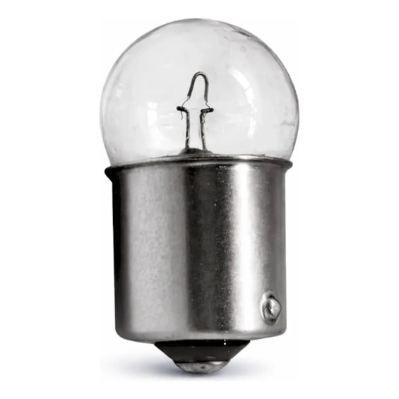 LAMPADA PISCA CRISTAL 12V/10W CG / YAMAHA (SOQUETE FERRO)