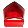 LENTE LANTERNA XRE 300 VERMELHO