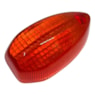 LENTE PISCA FAZER 250 -2010 / LANDER 250 07-08 (VALPLAS) LARANJA