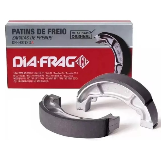 LONA FREIO DIAFRAG TITAN 125/ 150 (D/T) BIS 100/ BROS 125/150 (D) T