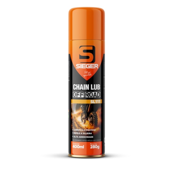 LUBRIFICANTE CORRENTE CHAIN LUB OFF ROAD SL111 SIEGER 400ML