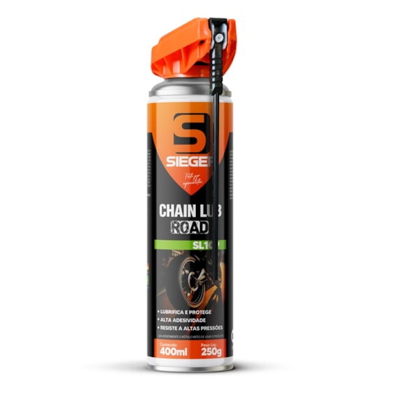 LUBRIFICANTE CORRENTE CHAIN LUB ROAD SL109 SIEGER 400ML
