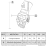 Luva X11 EPIC FULL Leather Couro 