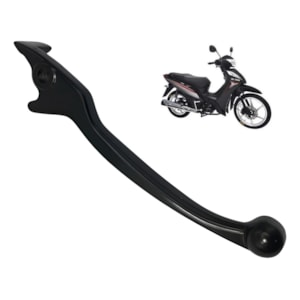 MANETE FREIO SHINERAY JET 50/125 S/ CBS PRETO (COMETA) 3183