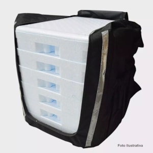 Mochila Termica P/ 20 Marmitex NYLON Piracapas