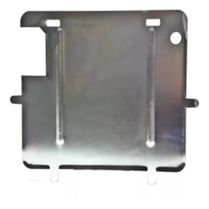 MOLDURA PLACA AÇO MODELO MERCOSUL (SUPORTE) GVS