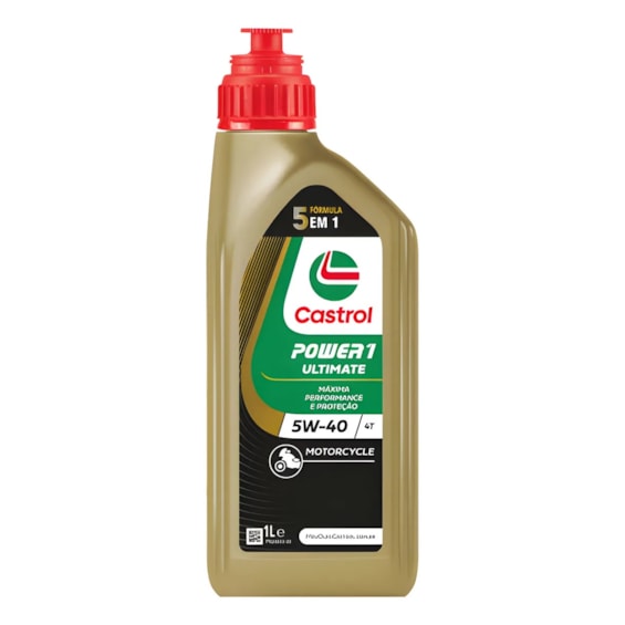 OLEO CASTROL POWER 1 ULTIMATE 4T 5W40 1 LITRO OLEO CASTROL POWER 1 ULTIMATE 4T 5W40 1 LITRO