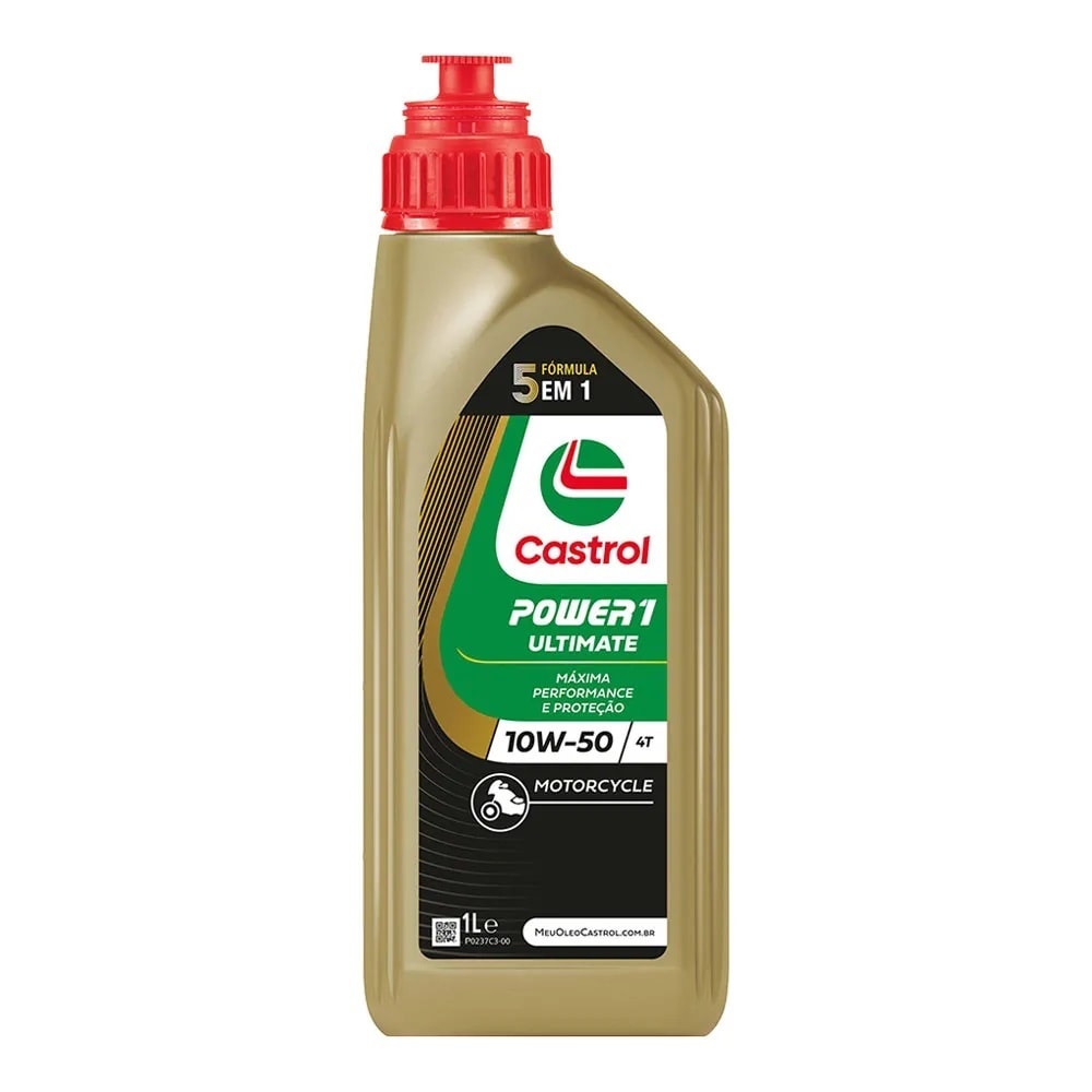 Óleo Castrol Power 4T 10W50 Sintético | Alta Performance Paulinho Motos