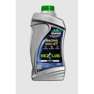 OLEO HEXXLUB RACING 4T 15W50 SEMI SINTÉTICO 1L