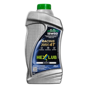 OLEO HEXXLUB RACING 4T 15W50 SEMI SINTÉTICO 1L
