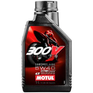 Oleo Motul 300V 4T 5W40 100% Sintetico 1 Litro