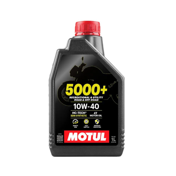 Oleo Motul 5000 4T 10W40 SJ Semi Sintetico 1 Litro