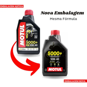 Oleo Motul 5000 4T 10W40 SJ Semi Sintetico 1 Litro