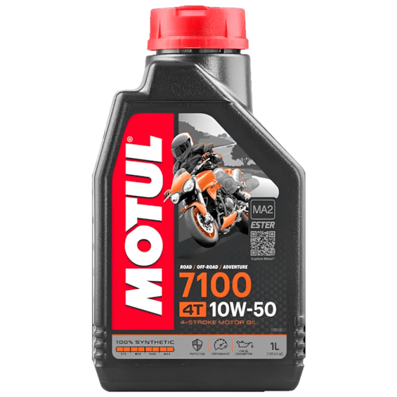 Oleo Motul 7100 4T 10W50 Sintetico 1 Litro