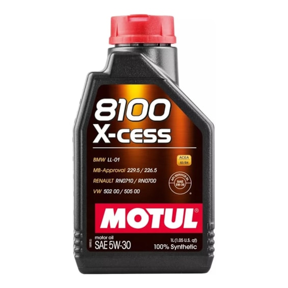 Oleo Motul 8100 X-CESS EFE 5W30 1 Litro (carro)