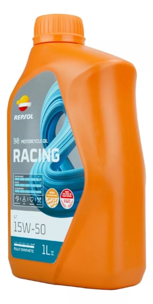 OLEO REPSOL RACING 4T 15W50 SINTETICO 1 LITRO
