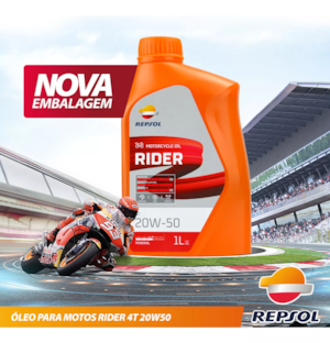 OLEO REPSOL RIDER 4T 20W50 1 LITRO
