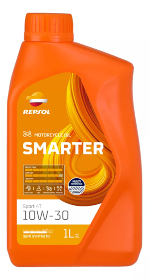 OLEO REPSOL SMARTER SPORT 4T 10W30 SEMISINTÉTICO 1 LITRO
