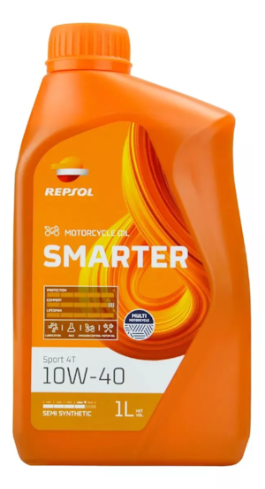 OLEO REPSOL SMARTER SPORT 4T 10W40 SEMISINTÉTICO 1 LITRO